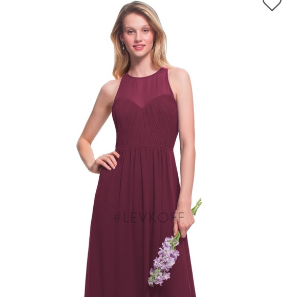 Perfect for fall or winter wedding ๐โ๏ธ Bill Levkoff Bridesmaid Dress - size 4 - Picture 7 of 8